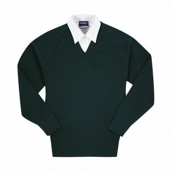 Basic V-Neck Wool Pullover