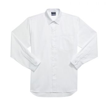 Boys Long Sleeve Brushed Polyester/Cotton School Shirt