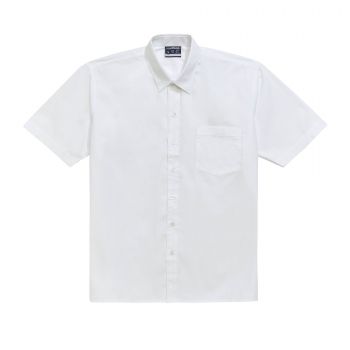 Boys Short Sleeve Basic School Shirt