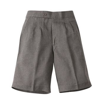 Boys Melange Elastic Back School Shorts